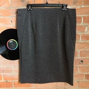 Lane Bryant Gray/Black Pencil Skirt